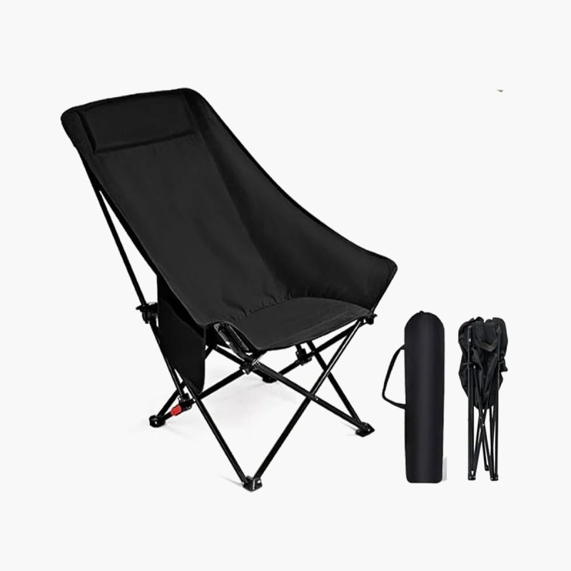 scaun-de-camping-reglabil-pliabil-cu-spatar-inalt-tapitat-cu-buzunar-lateral-1